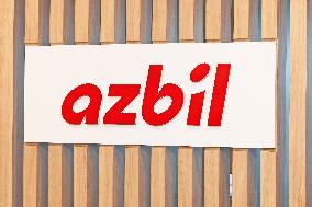 Azbil sign and logo